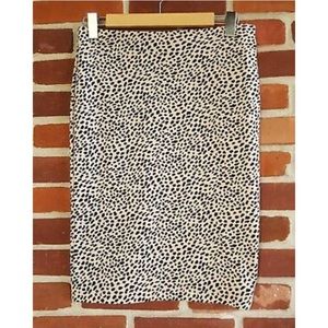 Ann Taylor Cheetah Print Pencil Skirt